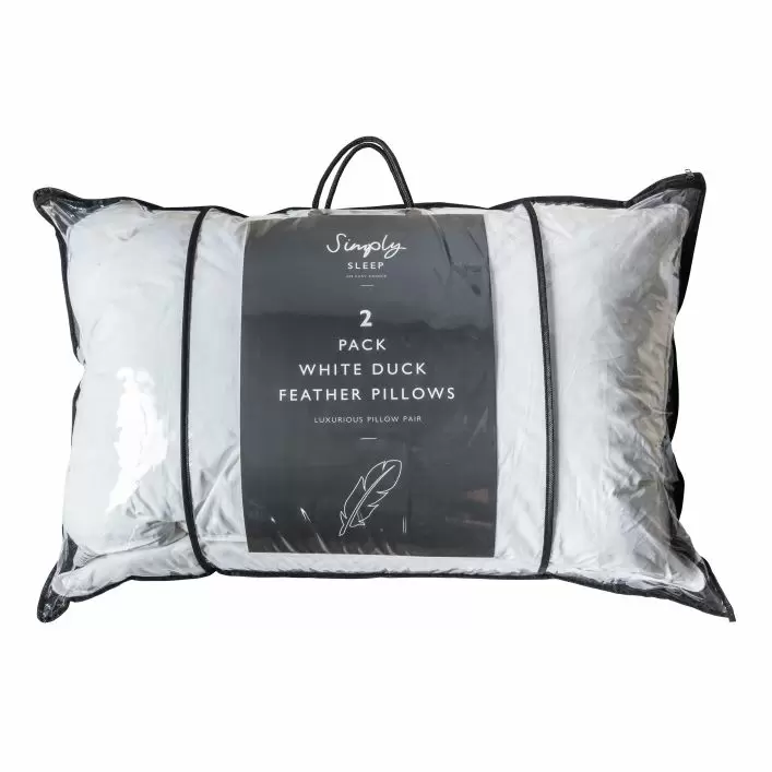 Feather and black pillows cheap
