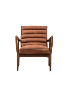 Datsun Armchair Vintage Brown Leather 1 10102023130317