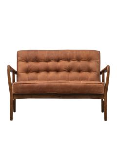 Humber 2 Seater Sofa Vintage Brown Leather 1 07112023084703