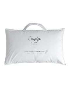 Simply Sleep White Goose Feather & Down Pillow 1 18012023015926