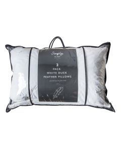 Simply Sleep 2 Pack Duck Feather Pillow 1 27022023131418