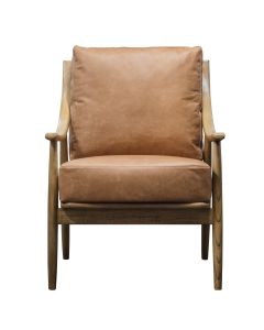 Reliant Armchair Brown Leather 1 31102023084018