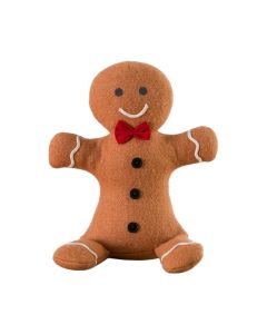 Fred Gingerbread Doorstop Brown/Red 1 30102023162556