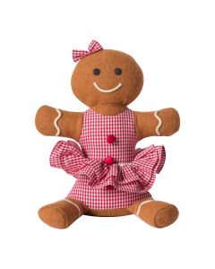 Ginger Gingerbread Doorstop Brown/Red 1 30102023165501