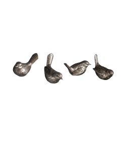 Birdie Wall Hooks Set of 4 Silver 1 31102023082715