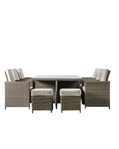 Rondin 10 Seater Cube Dining Set Natural 1 01112023120230