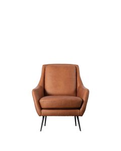 Brompton Armchair Brown Leather 1 31102023145631