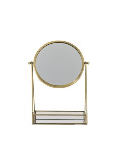 Lara Desk Mirror with Tray Antique Brass 1 18012023095614