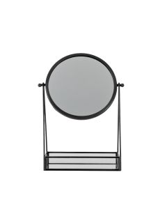 Lara Desk Mirror with Tray Black 1 18012023095748