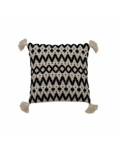 Black & Cream Tufted Cushion 1 18012023104814