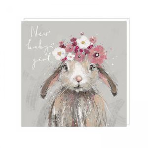 Baby Bunny Girl Greetings Card 6pk 1 26032025135621