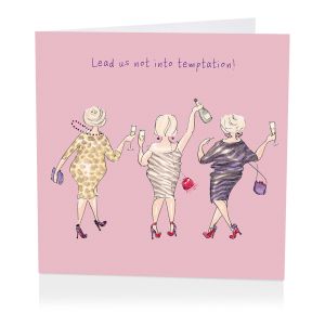 Lead Us Not Into Temptation! Greetings Card 6pk 1 01042025004021