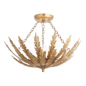 Delphine 3 Ceiling Light Gold Leaf 1 11062026003450