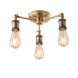 Hal 3 Ceiling Light Antique Brass 1 20012023005334
