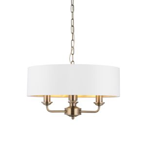 Highclere 3 Pendant Light Antique Brass Long 1 03122025103916