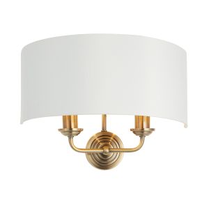 Highclere 2 Wall Light Antique Brass 1 17122024004037