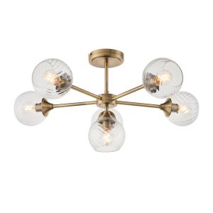 Allegra 6 Ceiling Light Antique Brass 1 03122025092308