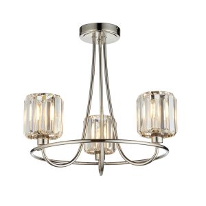 Berenice 3 Ceiling Light Bright Nickel 1 10102023005623