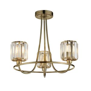 Berenice 3 Ceiling Light Antique Brass 1 10102023010142