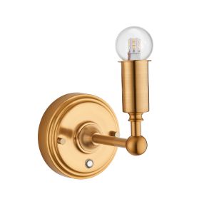 Burley Rechargeable 1 Wall Light Aged Brass 1 30102024151348
