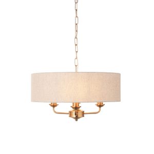Highclere 3 Pendant Vintage Brass 1 30102024160256