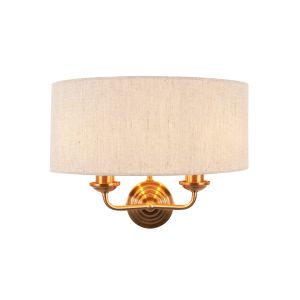 Highclere 2 Wall Light Vintage Brass 1 17122024004120