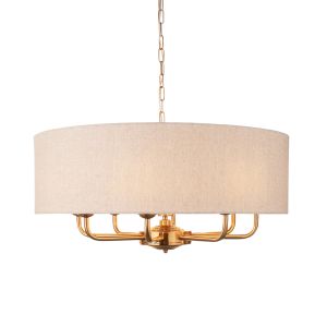 Highclere 8 Pendant Light Vintage Brass 1 30102024160402