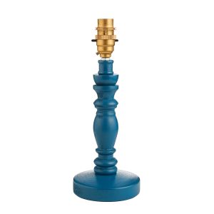 Bibury Table Lamp Base Satin Marlin Blue Paint 1 30102024155916