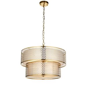 Cordero 6 Pendant Light Gold/White 1 01112025003736
