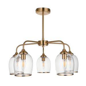 Ashcroft 5 Pendant Light Brushed Aged Brass 1 29102025010611