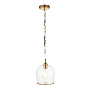 Ashcroft 1 Pendant Light Brushed Aged Brass 1 29102025010945