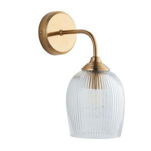 Ashcroft Ribbed Wall Light Brushed Aged Brass 1 29102025004424
