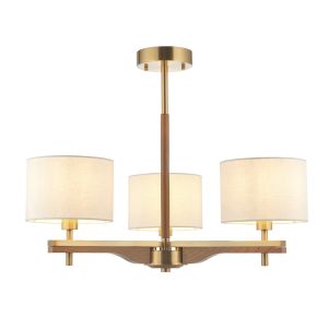 Heathcliff 3 Ceiling Light Brushed Aged Brass 1 20032026141759
