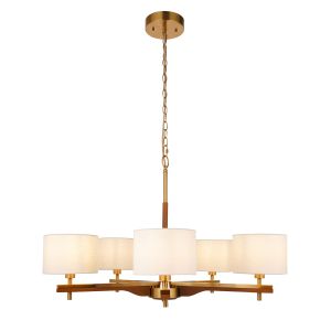 Heathcliff 5 Pendant Light Brushed Aged Brass 1 08042026101743