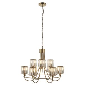 Berenice 9 Tiered Pendant Light Antique Brass 1 20032026142025