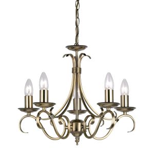 Bernice 5 Pendant Light Antique Brass 1 03122025102720