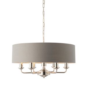 Highclere 6 Pendant Light Nickle & Charcoal 1 03122025111337