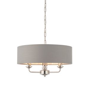Highclere 3 Pendant Light Nickel & Charcoal Long 1 03122025102931