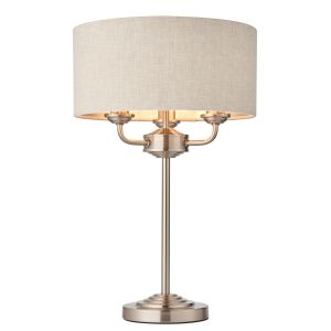 Highclere 3 Table Light Chrome & Natural Linen 1 14052026223501
