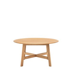 Madrid Round Coffee Table Oak 1 19112025153824