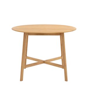 Madrid Round Dining Table Oak 1 23022026202927