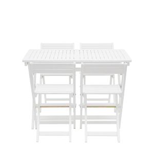 Lindos Folding Dining Set White 2 15062026061208