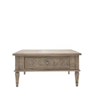Rustique Square 2 Drawer Coffee Table 1 15062026010021