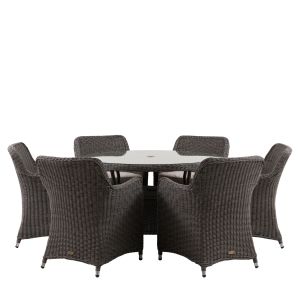 Ascot 6 Seater Round Dining Set 1 15062026040246