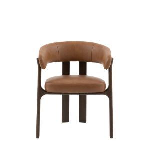 Onda Dining Chair Brown Leather 1 17012026052216