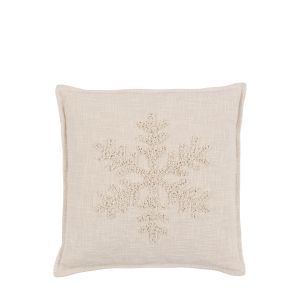 Deco Luxe Embroidered Snowflake Cushion 1 04082026120726