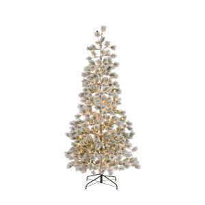 Flocked Pine LED Christmas Tree 7ft 1 21102026123044