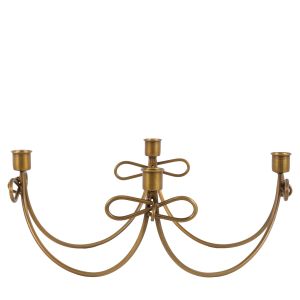 Heritage Bow Candle Holder Gold 1 20102026222926